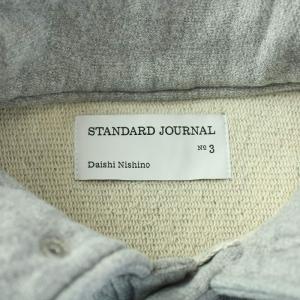 JOURNAL STANDARD by Daishi Nishino スウェット トレーナー スタンドカラー 長袖 ハーフボタン L グレー 21070600402110