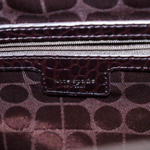 kate spade new york かごバッグ ハンドバッグ バンブーハンドル 切替 レザー ベージュ 茶 ブラウン /AN1