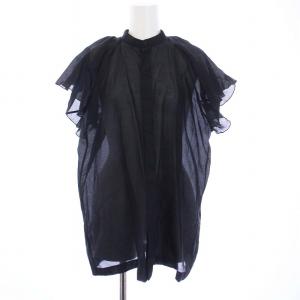 ブラウス シアー 38 ブラック