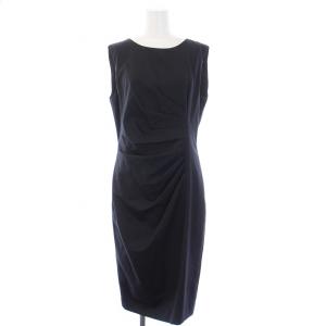 ノースリーブワンピース ロング チャコールグレー