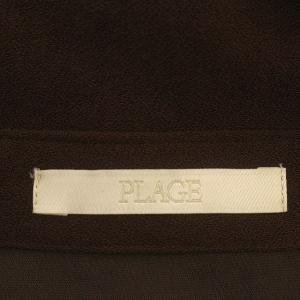 Plage 24AW GEORGETTE SKIPPER スキッパーシャツ ブラウス 長袖 シャツ F 茶 ブラウン