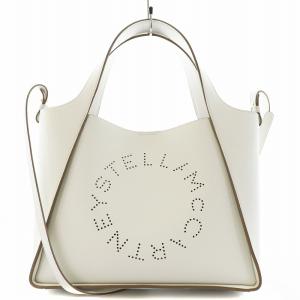 STELLA McCARTNEY ロゴ ハンドバッグ ショルダーバッグ 2WAY ポーチ ホワイト