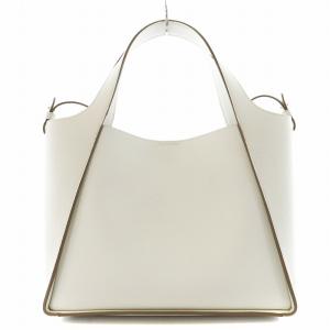 STELLA McCARTNEY ロゴ ハンドバッグ ショルダーバッグ 2WAY ポーチ ホワイト