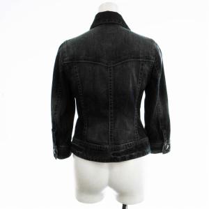 BURBERRY BLUE LABEL デニムジャケット Gジャン アウター 裏地チェック 38 M インディゴ FCF09-514-28