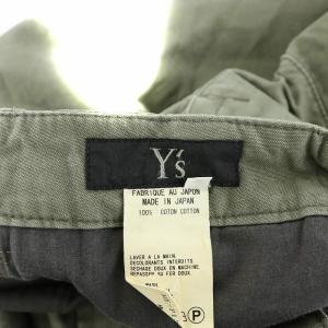 Y's ヨウジヤマモト カーゴパンツ ミリタリー ボタンフライ 3 M カーキ