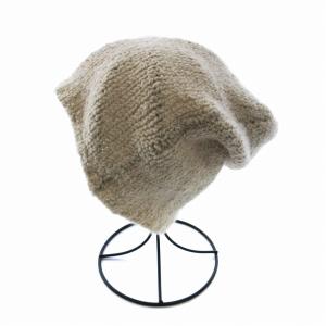 MARNI ニット帽 帽子 エクストラファインメリノウール ビーニー ベージュ