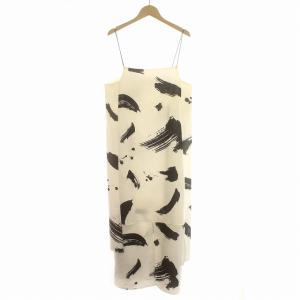 キャミソールワンピース ロング ワンピース S 白 ホワイト /G