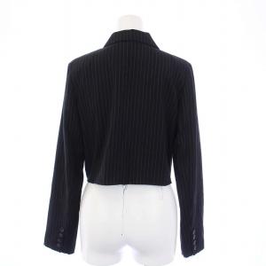 Ameri VINTAGE 22AW SHORT JACKET SET UP スーツ セットアップ 上下 テーラードジャケット パンツ スラックス ピンストライプ