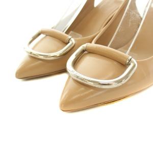 BURBERRY パンプス ポインテッドトゥ アンクルストラップ Dリング 38