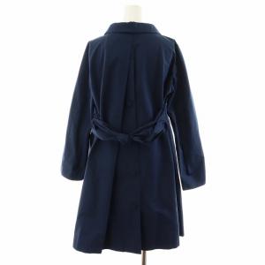 PRADA ステンカラーコート 40 ネイビー