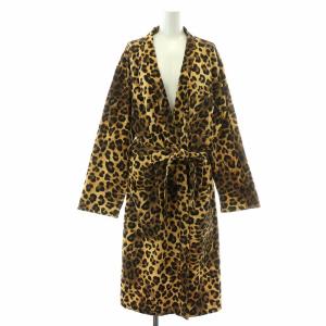 L'Appartement Hello, Bonjour! 22AW レオパードスウェットガウン Leopard Sweat Gown カーディガン ロング