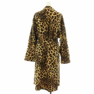 L'Appartement Hello, Bonjour! 22AW レオパードスウェットガウン Leopard Sweat Gown カーディガン ロング