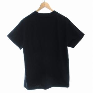 AP STUDIO Tシャツ カットソー クルーネック 半袖 黒 ブラック /EE
