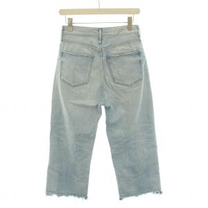 upper hights ザ トムボーイ THE TOMBOY デニムパンツ ジーンズ ジップフライ ダメージ加工 クロップド 23