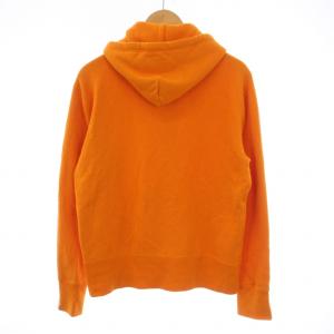 LOOPWHEELER ビームスプラス BEAMS+ パーカー スウェット トレーナー 長袖 ジップアップ L オレンジ