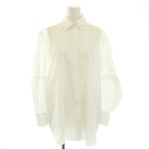 VALENTINO 総レース ベビーレース シャツ ブラウス ホワイト 40 VALENTINO 総レース ベビーレース シャツ ブラウス ホワイト 40