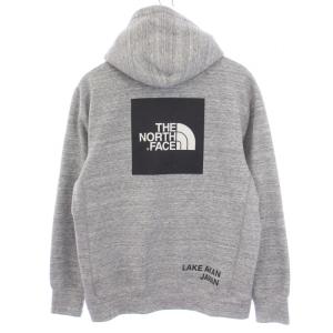 THE NORTH FACE プルオーバーパーカー スウェット トレーナー 長袖 ロゴ プリント L グレー NT61815R