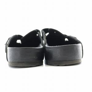 BIRKENSTOCK BOSTON ボストン サンダル フラット レザー 27cm 黒 ブラック