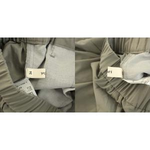 yori 21SS サマーレギパン イージーパンツ 34 XS グレー /YT