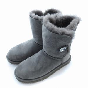 UGG australia ベイリー ボタン ブリング W BAILEY BUTTON BLING ムートンブーツ ビジュー ショート USA6 23cm