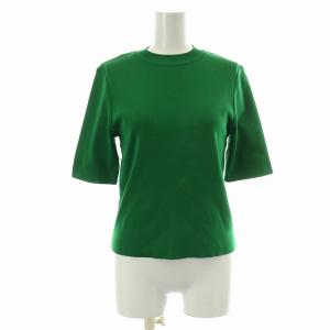 ニット カットソー 半袖 クルーネック 0 XS 緑 グリーン /NW4