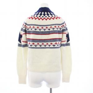 Christian Dior シグネチャー ニット ウール カシミヤ混 L ホワイト 144S60BM134