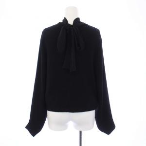 VALENTINO 19AW ニット ハイネック ビジュー ウール カシミア S ブラック