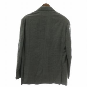 Loro Piana スーツ セットアップ 上下 テーラードジャケット シングル 総裏地 サイドベンツ ウール スラックスパンツ ボタンフライ タック