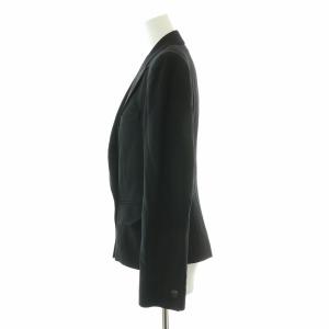 Max Mara テーラードジャケット アウター 総裏地 シングル ウール 36 XS 黒 ブラック /BB