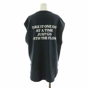 22SS バックロゴオーバーフレンチT Tシャツ カットソー プリント グレー 22070200908020