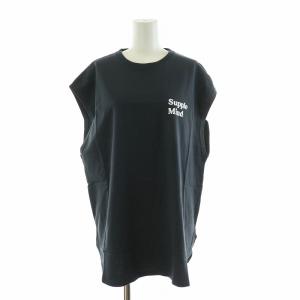 Spick&Span 22SS バックロゴオーバーフレンチT Tシャツ カットソー プリント グレー 22070200908020