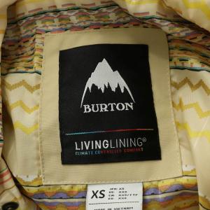 BURTON ジャケット アウター ナイロン フード ファー 切替 XS ベージュ