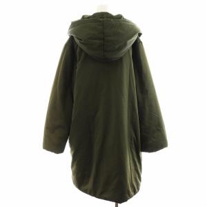 Max Mara 中綿コート ロング丈 フード アウター カーキ