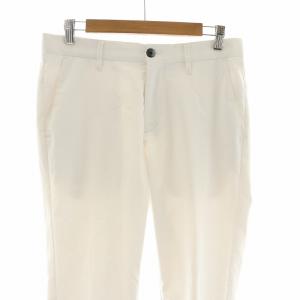 DESCENTE KEEP CLEANパンツ GOLF テーパード ストレッチ ゴルフウェア M 白 ホワイト DGMRJD06