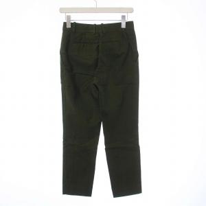 CELINE フィービー期 ピンタックトラウザーズパンツ テーパード 34 XS カーキ 2 1G14 4909 /KH