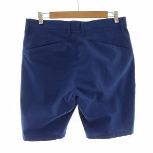 DESCENTE ちりめんショートパンツ ハーフ GOLF ゴルフウェア M 青 ブルー DGMRJD52