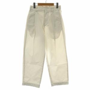 22AW コットンギャバジンテーパードワイドパンツ COTTON GABARDINE TAPERED WIDE