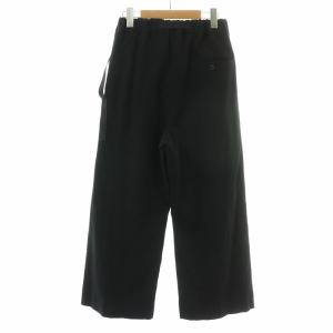 Ujoh テープベルトワイドパンツ Tape-BeltWidePNT クライミング 1 S 黒 ブラック U761-P01-001