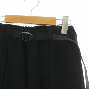 Ujoh テープベルトワイドパンツ Tape-BeltWidePNT クライミング 1 S 黒 ブラック U761-P01-001