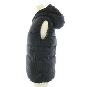 DUVETICA フェベドゥ FEBEDUE ダウンベスト アウター フード ウール 42 L 紺 ネイビー /YT