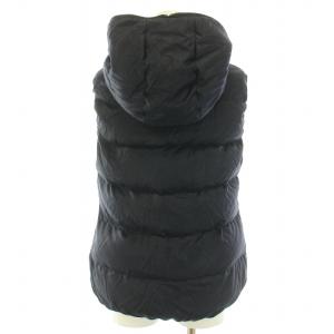 DUVETICA フェベドゥ FEBEDUE ダウンベスト アウター フード ウール 42 L 紺 ネイビー /YT