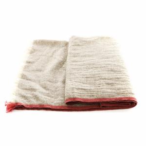 BRUNELLO CUCINELLI マフラー フリンジ カシミヤ 茶 ブラウン