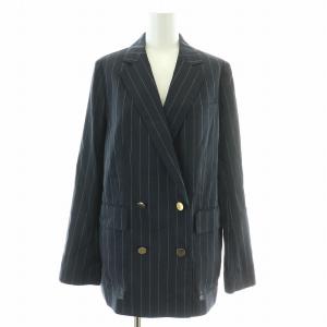 Theory pinstripe rinen piazza jkt sl easy bermuda ピンストライプリネンピアッツァjkt