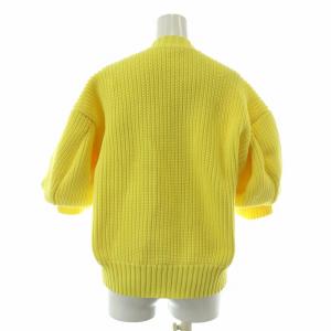 sacai ニット ボリュームスリーブ 3 イエロー