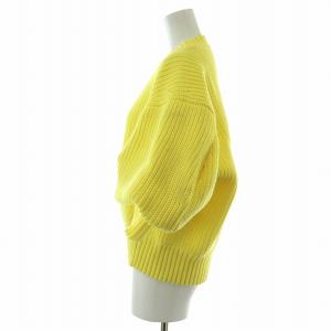 sacai ニット ボリュームスリーブ 3 イエロー
