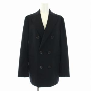 DSQUARED2 NAPOLI スーツ セットアップ 上下 ダブル テーラードジャケット センターベント パンツ スラックス 42 L 黒 ブラック