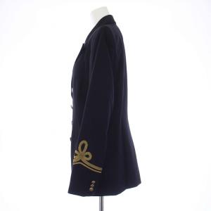 POLO RALPH LAUREN テーラードジャケット ダブル 8B ノーベント 刺繍 6 M 紺 ネイビー /KH