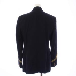 POLO RALPH LAUREN テーラードジャケット ダブル 8B ノーベント 刺繍 6 M 紺 ネイビー /KH