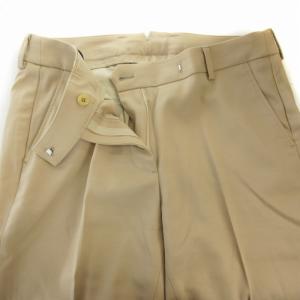 INCOTEX SLOWEAR スラックスパンツ テーパード センタープレス 42 XS ベージュ