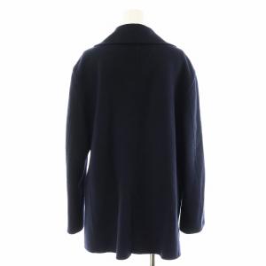 JOSEPH ピーコート Pコート ミドル丈 ダブルフェイス ウール アウター 36 S 紺 ネイビー /AN2